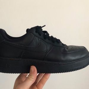 All black Air-force 1